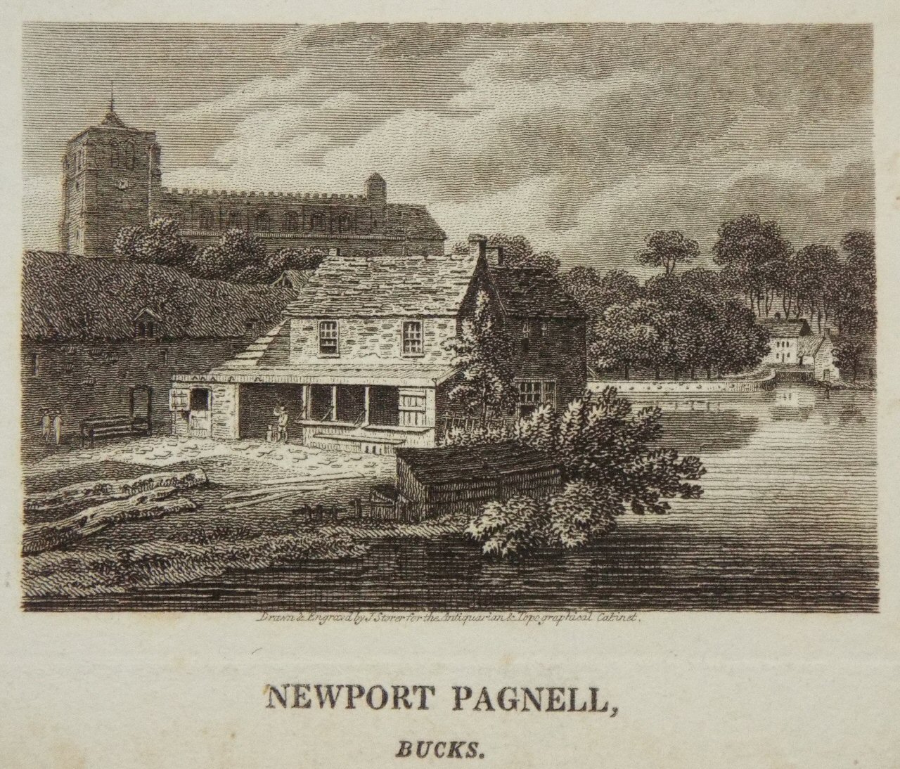 Print - Newport Pagnell, Bucks. - Storer